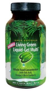 Living Green Liquid-Gel Multi for Women (90 softgels)* Irwin Naturals